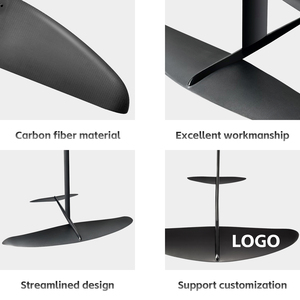 Planche de surf à aile en carbone et aluminium 3K de 2100 cm, unisexe, pour débutants, hydrofoil pour sports nautiques, kitesurf, modèle F11, F11 Water - Product Image 4