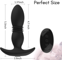 Heetverkopende siliconen elektrische anale plug, adult toys, waterdicht, voor mannen en vrouwen, passie stimulatie massager - Product Image 6