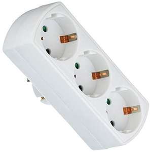 Adattatore di corrente a 3 prese da 4,8 mm, 16A - ideale per collegare diversi dispositivi elettrici contemporaneamente. - Product Image 1