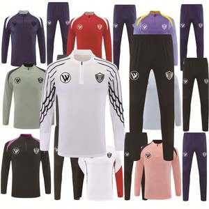 Nuevos Conjuntos de Entrenamiento de Fútbol Personalizados 2526, Uniformes para Hombre, Chándales con Media Cremallera, Chándal de Fútbol de Manga Larga, Kits de Ropa Deportiva - Product Image 1