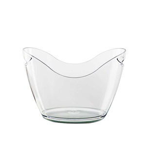 Tùy Chỉnh 3.5 L Cấp Thực Phẩm Trong Suốt PS Bia Xô Đá Làm Mát Thanh Chia Sẻ Bia Chủ Cho Các Bên Nóng Bán Xô Đá - Product Image 1