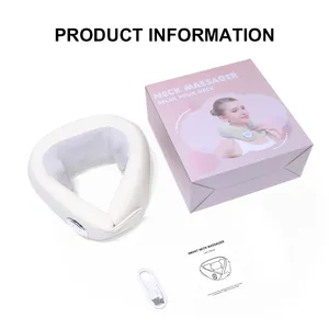 Factory Custom Electric Heating Shiatsu Back Shoulder And Kneading Neck Care Massager U Shape With Button