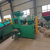 Machine de fabrication de briquettes de charbon de bois, lignite, boues carbonées, magnésium, gypse, kaolin, poudre de chaux, en forme de coussin, de cœur, de boule ou de rondelle