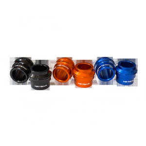 Per Honda CR 250 02-07 distanziatori ruota anteriore materiale alluminio nero - Product Image 1