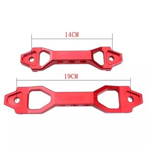 Support de batterie en aluminium 18650 cylindrique 4 cellules rouge pour pièces de modification automobile - Product Image 3