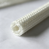 Cordon tressé en fibre de verre, résistant aux hautes températures, ignifuge, flexible, pour four industriel