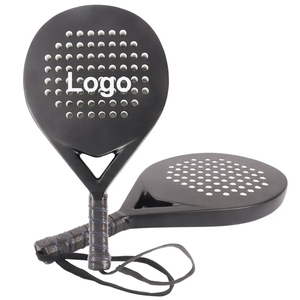 <span class=keywords><strong>Precio</strong></span> DE FÁBRICA DE MOQ bajo Diseño personalizado Full Carbon 3K 12K 18K Carbon Tennis Paddle Raquetas - Product Image 3