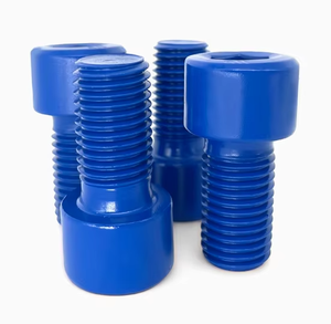 Cao áp Carbon thép Hex bu lông te-flon tráng đầy đủ ren Stud có sẵn trong màu sắc khác nhau nhà máy sản xuất - Product Image 2