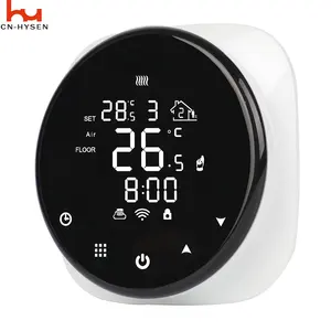 HY316-WIFI Tela de toque redonda Smart Home Digital Quarto Termostato Suporte Tuya APP Google Alexa