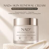 Crème de renouvellement cutané NAD+ en marque propre, crème anti-âge raffermissante hydratante pour la barrière cutanée, crème pour le visage, soins coréens pour la peau