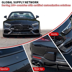 Kit de Carrocería Estilo BB de Fibra de Carbono Seca de la Mejor Marca para <span class=keywords><strong>Mercedes</strong></span> <span class=keywords><strong>Benz</strong></span> Clase SL <span class=keywords><strong>SL63</strong></span> AMG SL55 SL43, Alerón Lateral con Ventilación - Product Image 4