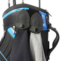Nettoyant pour clubs de golf avec logo personnalisé Impression par sublimation Serviette de golf magnétique en microfibre gaufrée en métal avec aimant Accessoires de golf
