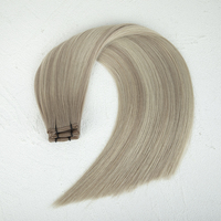 Extensions de cheveux douces et légères, nouvelle tissage double, style lisse et soyeux, 100% cheveux humains vierges européens Remy
