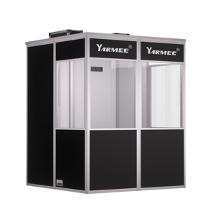 Pour YARMEE YP45 Flight Case Système d'interprétation <span class=keywords><strong>simultanée</strong></span> avec <span class=keywords><strong>cabine</strong></span> <span class=keywords><strong>de</strong></span> <span class=keywords><strong>traduction</strong></span> pour 2 interprètes pour conférences - Product Image 5