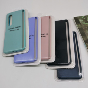 Coque de protection arrière en silicone liquide souple pour <span class=keywords><strong>Samsung</strong></span> <span class=keywords><strong>Galaxy</strong></span> <span class=keywords><strong>Z</strong></span> Fold 6 5 <span class=keywords><strong>4</strong></span> 3, étui de téléphone de luxe pour <span class=keywords><strong>Galaxy</strong></span> <span class=keywords><strong>Z</strong></span> Fold6 <span class=keywords><strong>4</strong></span> Flip 5 <span class=keywords><strong>4</strong></span> 3 - Product Image 2