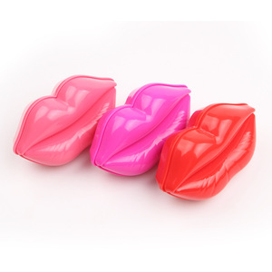 2 <span class=keywords><strong>in</strong></span> 1 moda rosso specchio per il trucco portatile da viaggio spazzola per capelli e specchio per ragazze strumenti di plastica per parrucchieri - Product Image 6