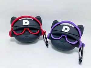 Custodie per cuffie per cani <span class=keywords><strong>Bulldog</strong></span> <span class=keywords><strong>francese</strong></span> simpatico cartone animato per Airpods Pro custodia morbida per ricarica wireless per Airpods 1 2 cover per auricolari - Product Image 4