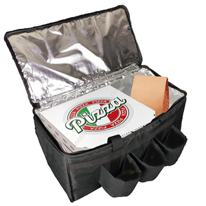 Door Dash Postmates Pizza Bag Calentador aislado Pizza Food Delivery Bag para conductor con portavasos - Product Image 4
