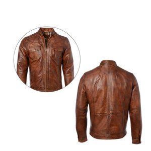 Service OEM : Vestes en cuir pour hommes, vêtements de mode outdoor, fabriquées avec les meilleurs matériaux, idéales pour l'hiver. - Product Image 6