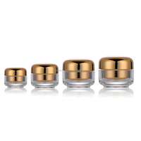 Flacon rond pour crème cosmétique 50 ml en PP/PET, gravure personnalisée couleur et logo, pour emballage de voyage, boîte vide