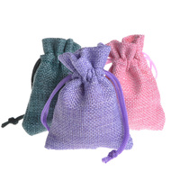 Sac à cordon personnalisé en toile de jute écologique, recyclable et réutilisable, 15x20cm, pour café, Noël