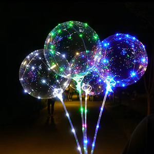 Vente chaude allumez des ballons Bobo ronds clignotant à 3 niveaux pour la fête de mariage d'anniversaire saint valentin et la décoration de la maison - Product Image 3