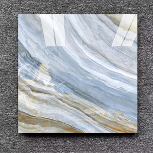 Lujosas Baldosas de Porcelanato Pulido para Pisos, 60 x 60, Hermosas Baldosas de Mármol Azul Brillante de 60 por 60 para Sala de Estar - Product Image 6