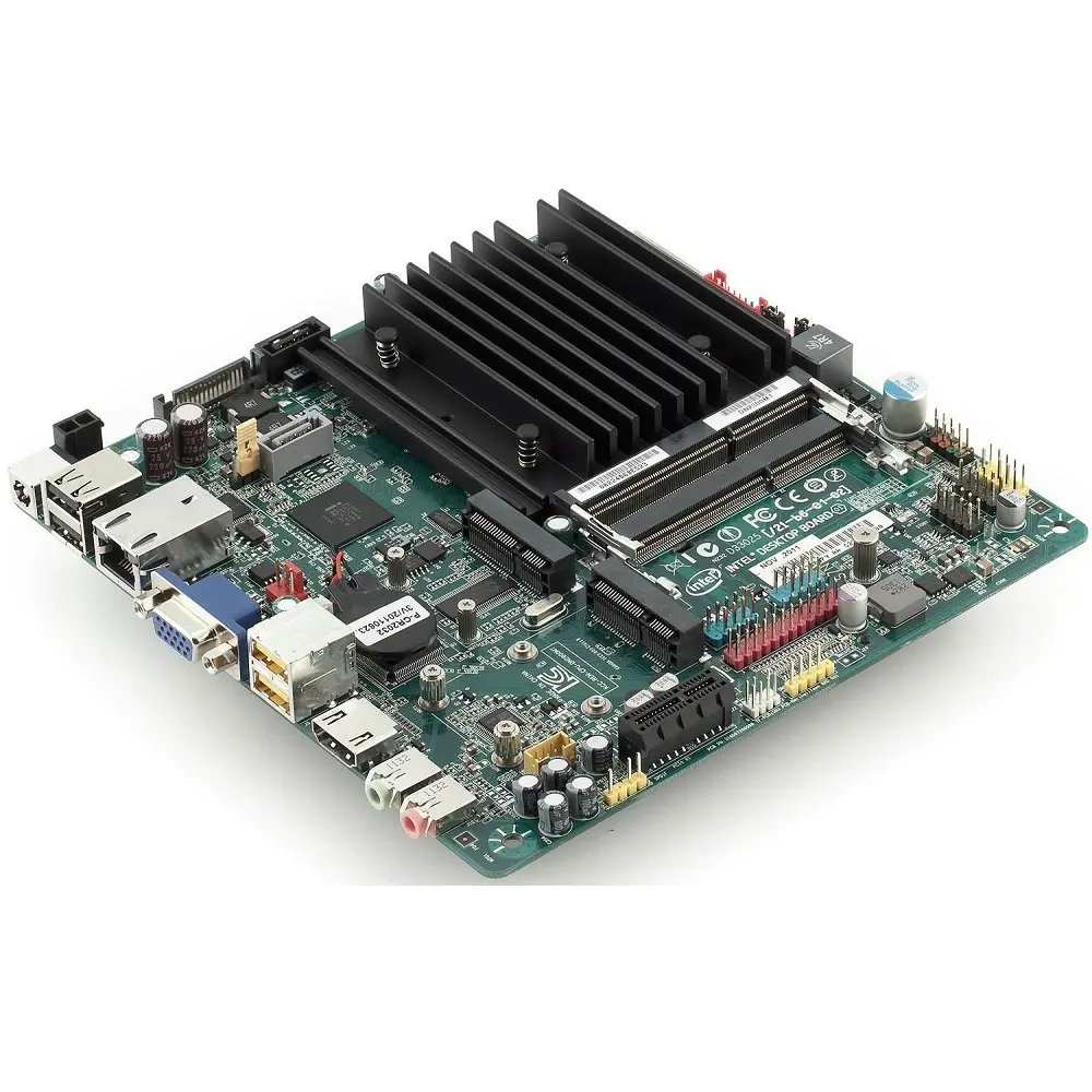 Original Intel DN2800MT Atom N2800 Marshalltown Ultra Thin Mini-ITX Motherboard w/ On-board 8-19V DC Power Converter, 1080p