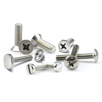 Vis métriques non standard en acier inoxydable, acier au carbone, zinguées, à tête cylindrique Phillips, M3 M4 M6
