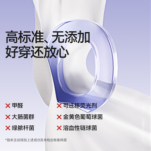 กางเกงในประจำเดือนผ้าฝ้ายเนื้อนุ่ม 3 แพ็ค ป้องกันการรั่วซึมสำหรับวัยรุ่นหญิงใช้ในโรงเรียน - Product Image 5