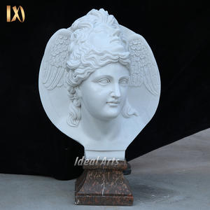 Buste en marbre <span class=keywords><strong>de</strong></span> Paris <span class=keywords><strong>de</strong></span> <span class=keywords><strong>la</strong></span> <span class=keywords><strong>mythologie</strong></span> <span class=keywords><strong>grecque</strong></span>, sculpture <span class=keywords><strong>de</strong></span> décoration intérieure à vendre - Product Image 6