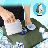 Gilet de refroidissement extérieur à commande numérique avec ventilateur à 3 vitesses, hygrostat réglable et faible bruit - Alimenté par USB
