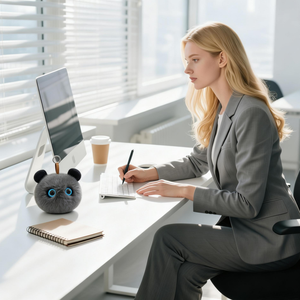 Porte-clés robot intelligent IA en peluche, jouet IA avec module Tuya, 87 langues, conversation continue, historique <span class=keywords><strong>de</strong></span> conversations visible par les parents, assistant IA - Product Image 3