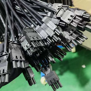 Ac Power Cord Iec C15 Nema <b>Plug</b> 10A PVC Wire SJTOW Type For Electric Blanket <b>Heater</b> Connection - Product Image 4