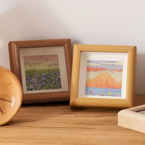 Marcos de Fotos de <span class=keywords><strong>Madera</strong></span> Ecológicos y Duraderos para Colgar en la <span class=keywords><strong>Pared</strong></span>, con Logotipo Personalizado, para Exhibición de Arte, Novedad 2026 - Product Image 3