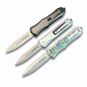 Cuchillo de bolsillo plegable multifuncional de alta dureza, herramienta portátil de autodefensa para el hogar y exteriores - Product Image 1