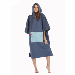 OEM Imprimé Personnalisé Unisexe Microfibre Adulte Enfants Changement <span class=keywords><strong>Surf</strong></span> <span class=keywords><strong>Poncho</strong></span> de Plage à Capuche Serviette avec Capuche - Product Image 2