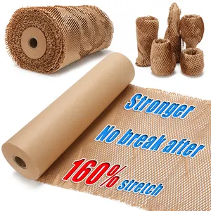 2023 New Style Honeycomb Cushioning Wrap Craft Paper Dispenser Corrugated Packaging Paper Shipping Boxes