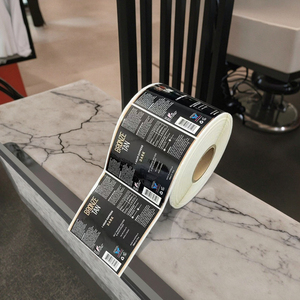 Custom Cosmetics Product Logo <strong>Bottle</strong> Coated Paper <strong>Labels</strong> Tag Vinyl Foil <strong>Gold</strong> Sticker Adhesive <strong>Printing</strong> Waterproof <strong>Labels</strong> - Product Image 1