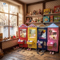 Machine à griffes de style célébrité internet pour toit de restaurant, colorée, à monnayeur, distributeur de prix, pour attraper des peluches, petite machine à griffes