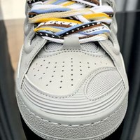Chaussures décontractées de créateur Lanvine 2026 pour hommes et femmes, baskets de luxe en cuir véritable gaufré, baskets plateforme, baskets d'extérieur