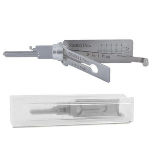 Lishi <span class=keywords><strong>2</strong></span> in 1 SS001 SS002R R52 KW1 KW5 SC1 SC4 SC20 M1/MS2 AM5 R52L OLIVERドア用ロックスミス工具 - Product Image 1