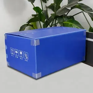 Toptan özelleştirilmiş yeniden kullanılabilir oluklu plastik küp kutusu