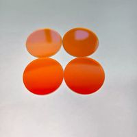 Filtre d'interférence à passe longue LP590nm, filtre spectroscopique pour l'imagerie par fluorescence, lentille optique de laboratoire