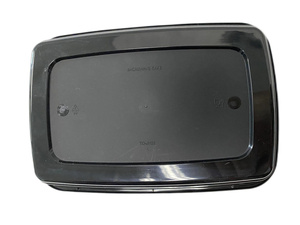 Contenedor de Alimentos Desechable de Plástico para Preparación de Comidas para Microondas, de Alta Calidad, 28oz 32oz 38oz, Lonchera Negra - Product Image 3