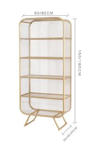 Bibliothèque japonaise en fer forgé, étagère de sol, casier de salon chambre à coucher, bibliothèque multi-étages pour étudiants - Product Image 5