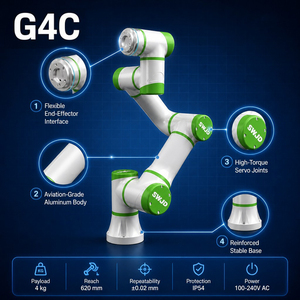 Brazo Robótico Colaborativo de Alta Velocidad de 6 Ejes, Carga Útil de 4 kg, Alcance de 1307 mm para Tareas de Manipulación Rápida de Materiales - Product Image 4
