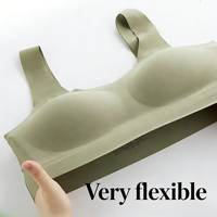 심리스 브라렛 와이어프리 브라 여성 푸쉬업 브라 수면 요가 스포츠 속옷 울트라 씬 섹시 란제리 브래지어 통기성