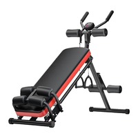 Banc d'exercices pliable d'intérieur pour usage commercial et domestique, avec rouleau de glisse, pour entraînement abdominal et musculation