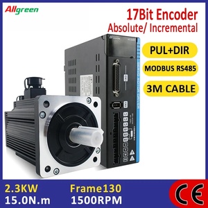 ชุดมอเตอร์เซอร์โว AC 220V 2500RPM IP66 13.5A 15N.m พร้อมไดรเวอร์ รุ่น A5 ซีรีส์ 3.8KW สำหรับเครื่องจักรอัตโนมัติ - Product Image 2